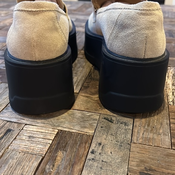 Free People Nico Platform Loafer Tan Suede Size 40 - Picture 4 of 16